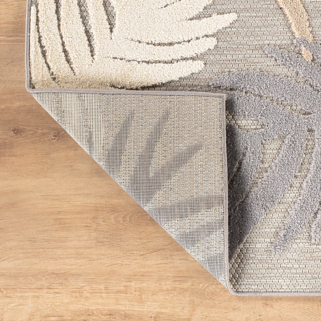 Tapis d'intérieur/extérieur moderne à motif floral tropical World Rug Gallery