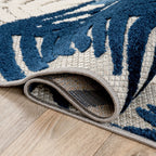 Tapis d'intérieur/extérieur moderne à motif floral tropical World Rug Gallery