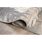 Tapis d'intérieur/extérieur moderne à motif floral tropical World Rug Gallery