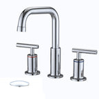 Robinet de lavabo de salle de bain de luxe YASINU de 8 pouces avec bonde escamotable