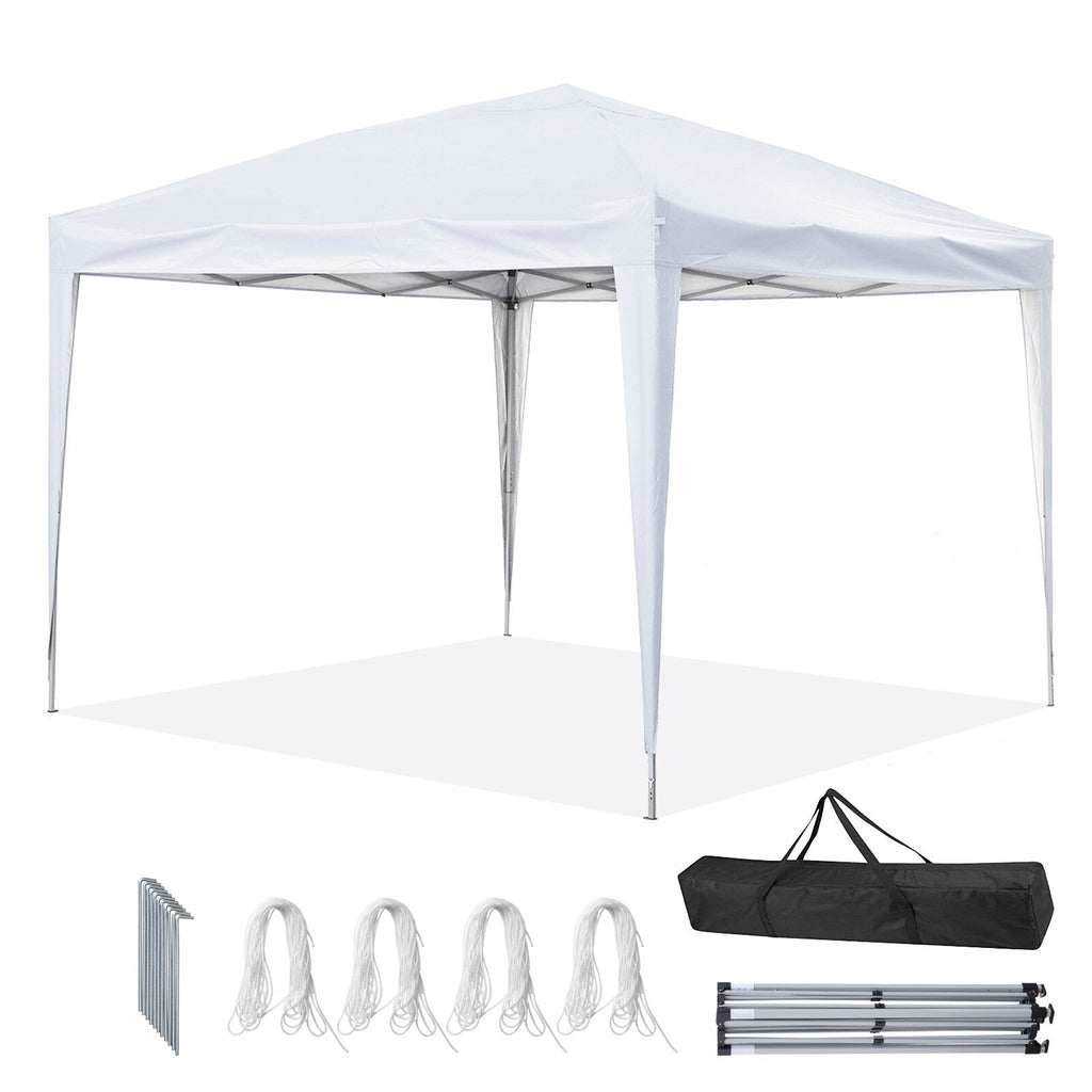 Tente de jardin pop-up Zenova 10' x 10' pour extérieur, tonnelle, fête, mariage