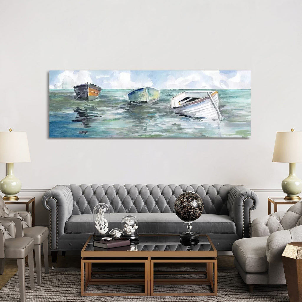 Impression sur toile iCanvas « Pris à marée basse I » par Carol Robinson