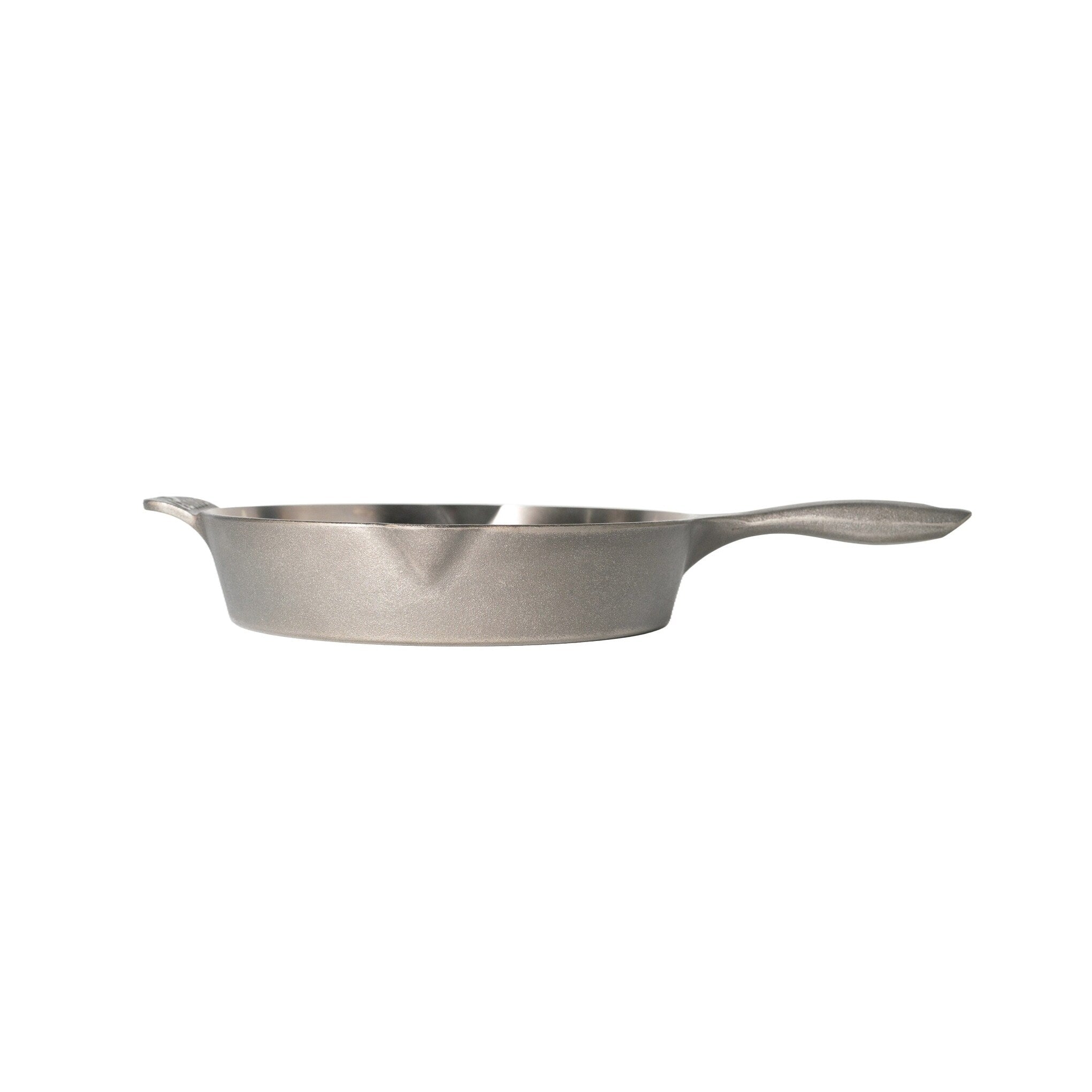 Poêle à frire en fonte polie miroir iLiving Seasoned Modern Heirloom 12 po (2,7/3,7 L)