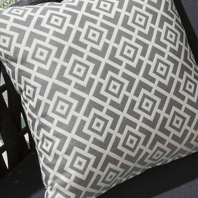 Lot de 2 coussins d'extérieur Amelia couleur crème