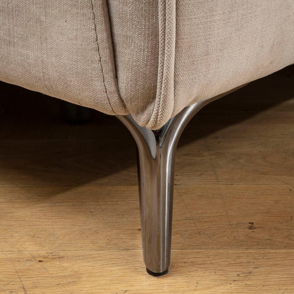 Canapé inclinable moderne Florance 3 places, gris mastic, 292 x 105 cm