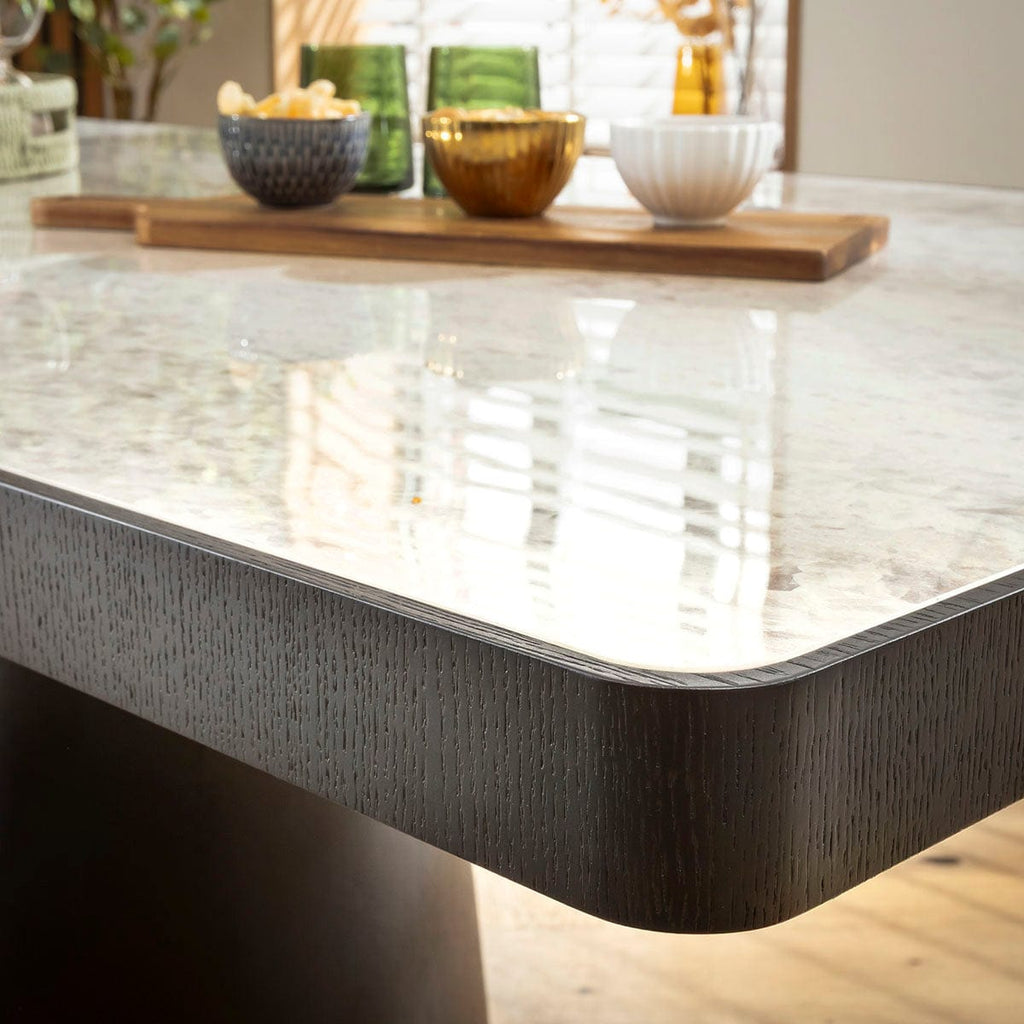 Ensemble de salle à manger moderne 8 places Piper &amp; Hastings en céramique verte et grise