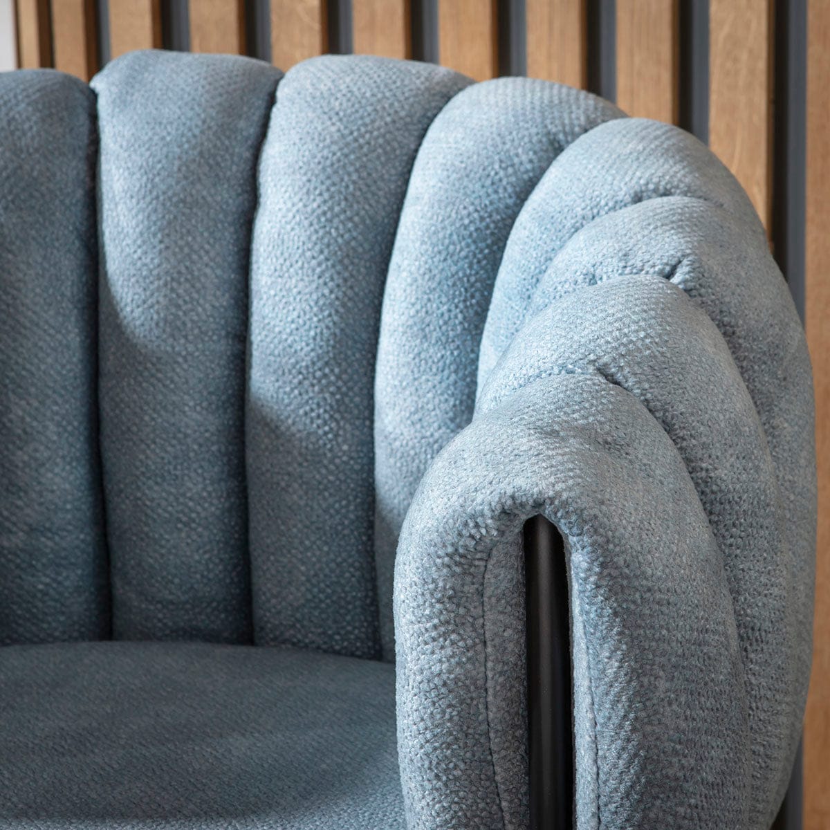 Ensemble de salle à manger extensible 8 places Maisy &amp; Zelda, grand modèle, en céramique bleue rustique