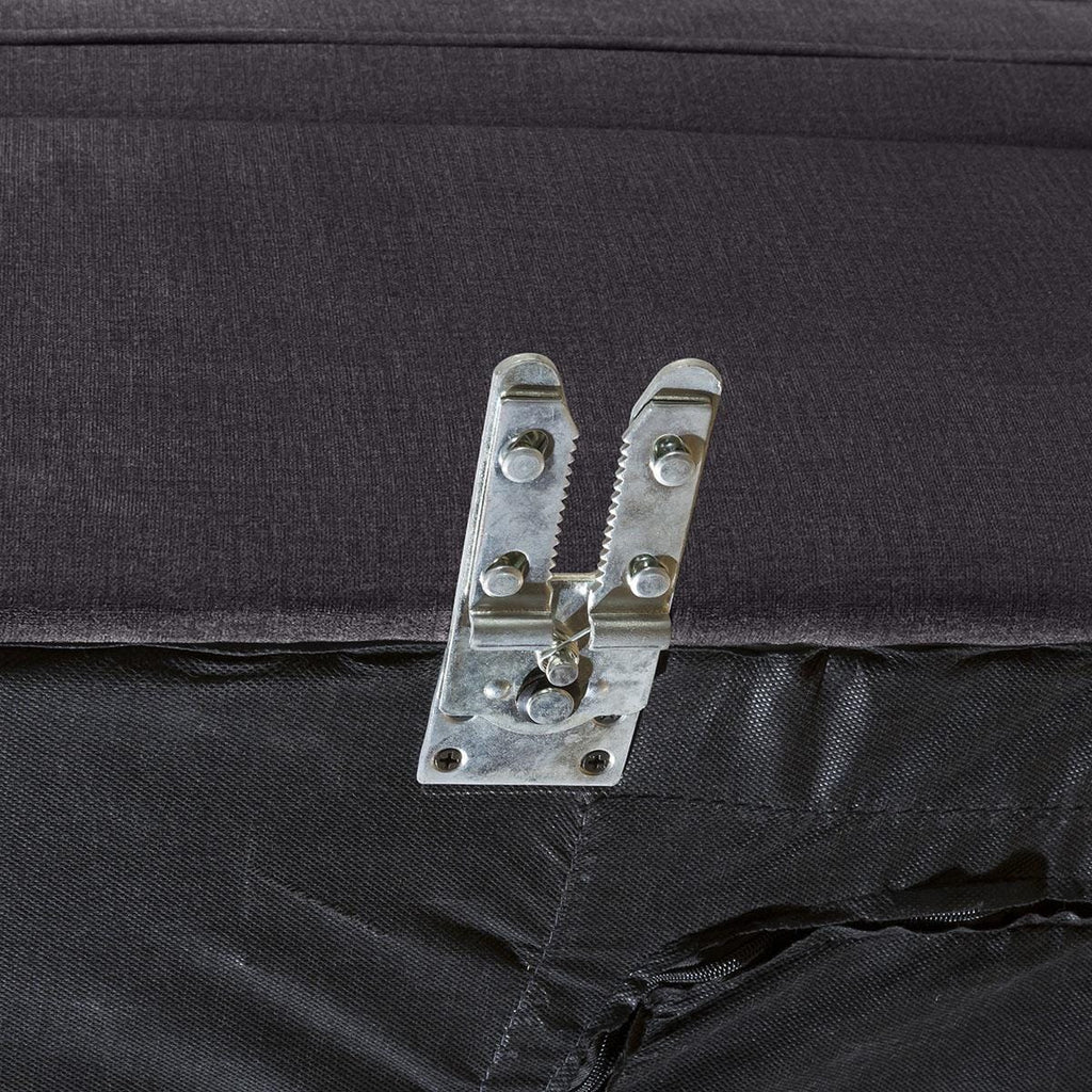 Canapé 2 places Mikey Small, gris foncé, 190 x 95 cm, 2S