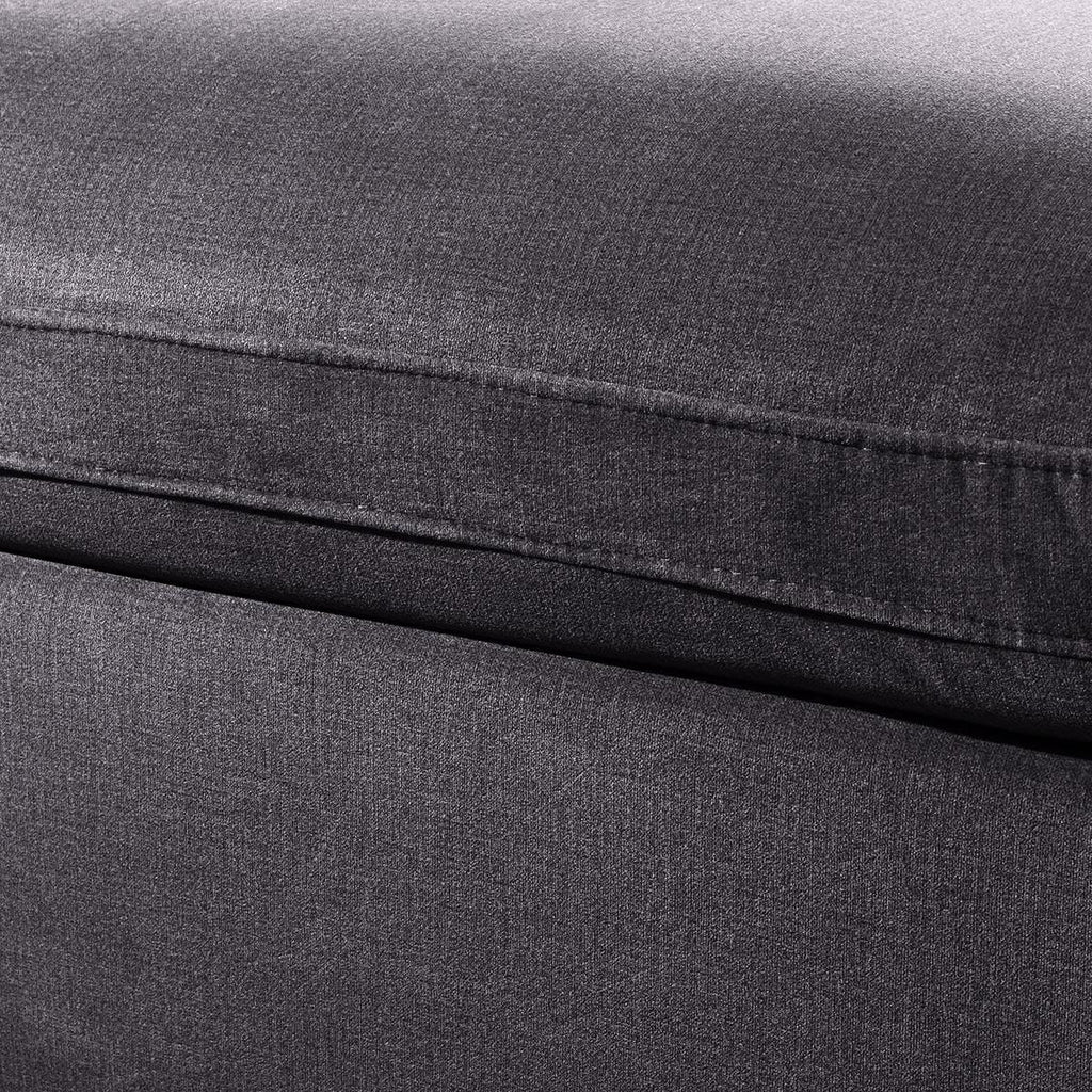 Canapé 2 places Mikey Small, gris foncé, 190 x 95 cm, 2S