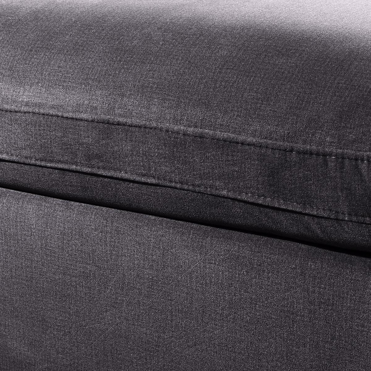 Canapé 2 places Mikey Small, gris foncé, 190 x 95 cm, 2S