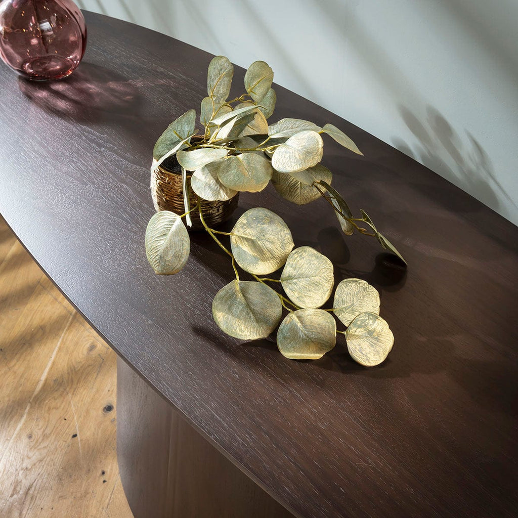 Console Madison moderne pour entrée, gris noyer, 180 x 55 cm