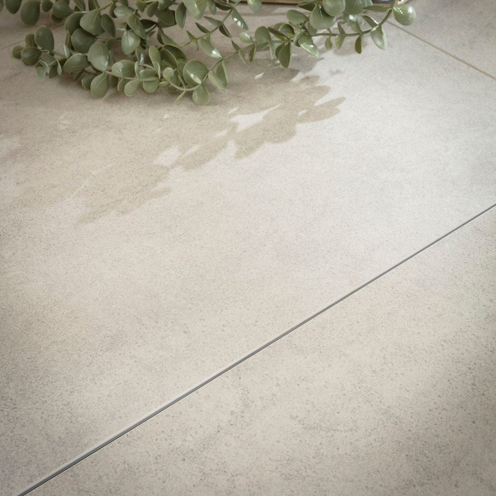 Ensemble de salle à manger rond extensible 4 places Hattie &amp; Venus en céramique verte et gris clair