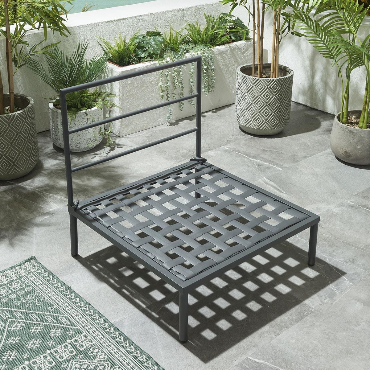 Canapé d'angle en U Alfie Garden couleur café 360 x 144 cm U8