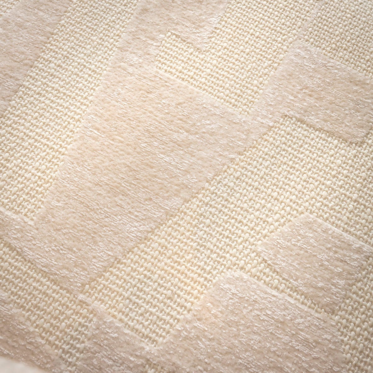 Chaise de salle à manger moderne Mila en tissu à motifs crème