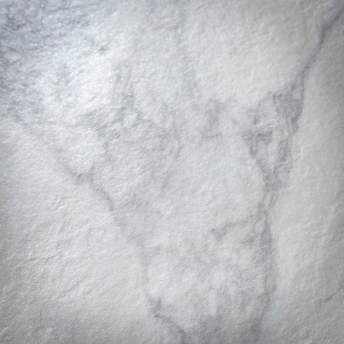 Table de salle à manger extensible Hugo, grand format, en céramique effet marbre blanc, 180-260 cm