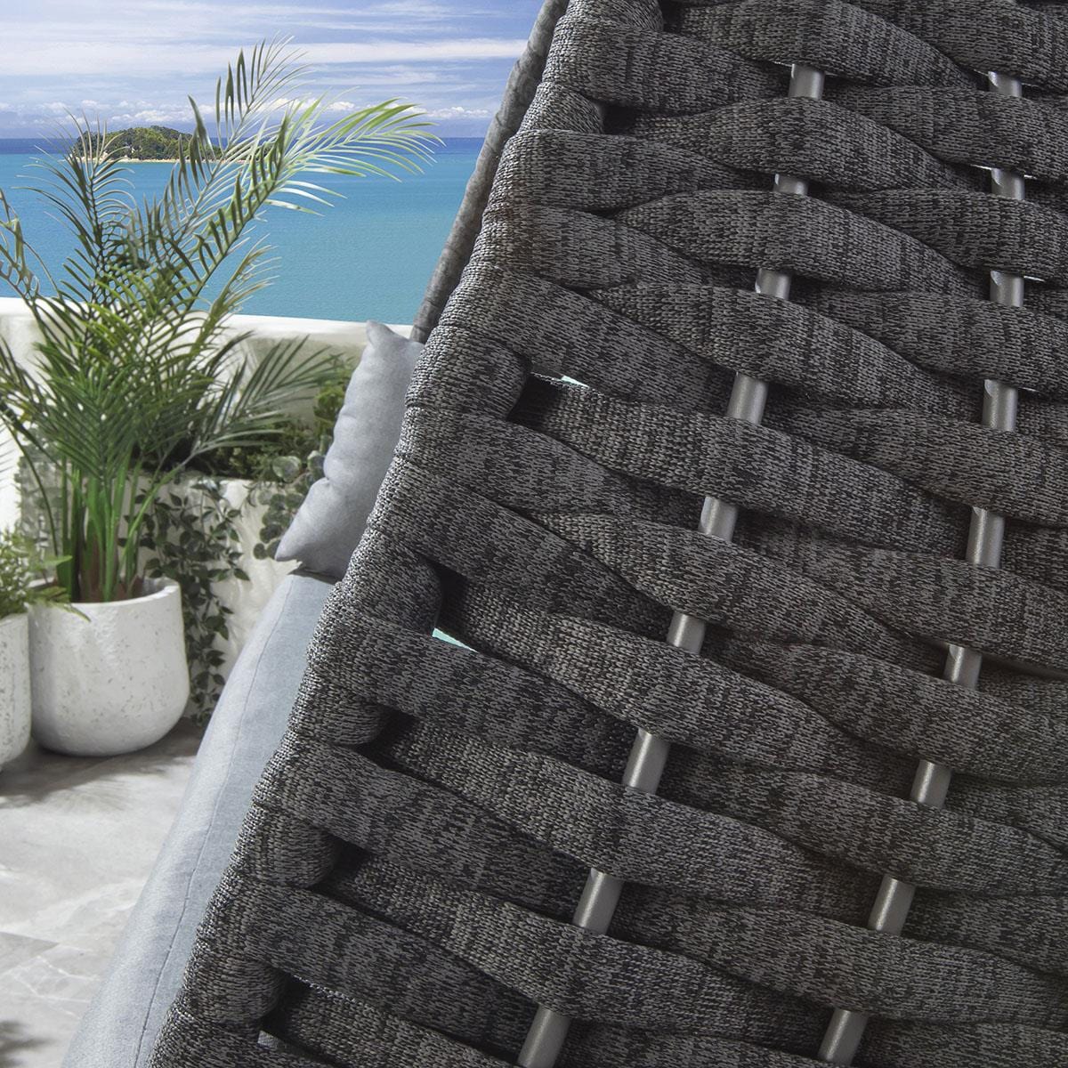 Sundowner Double Hanging Egg Chair Charcoal & Grey