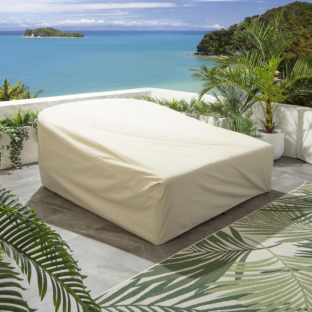 Cole Double Sun Lounger Daybed Green 183x166cm