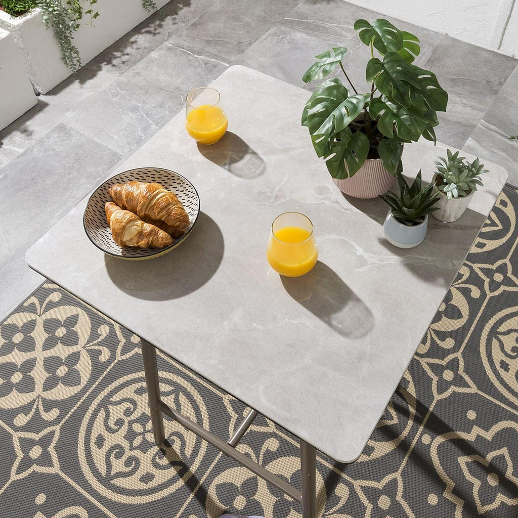 Ensemble bar de jardin 2 places Verity - Beige