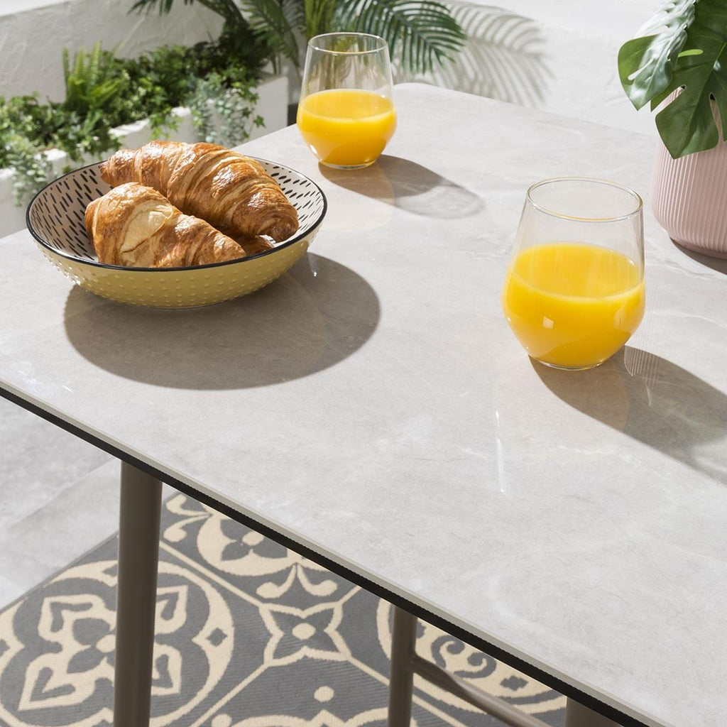 Ensemble bar de jardin 2 places Verity - Beige