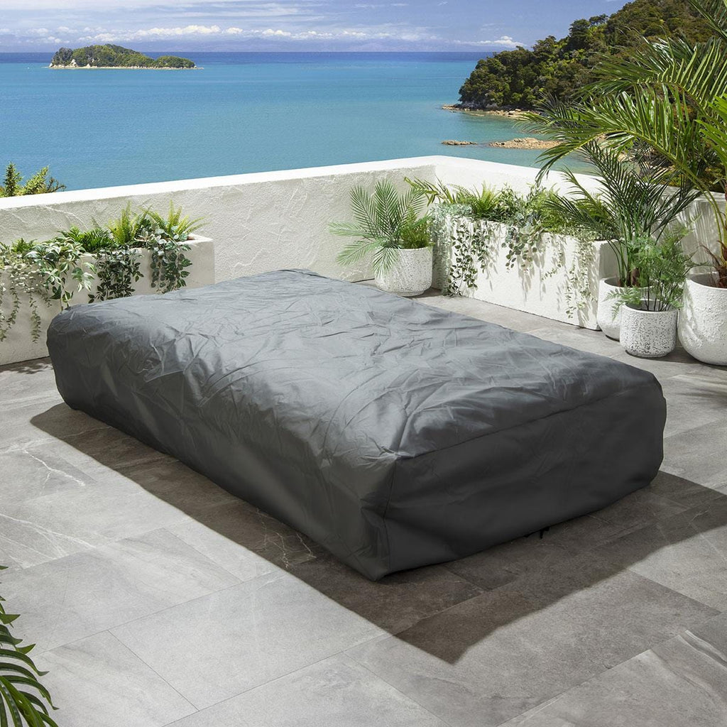 Ocean XL Garden Sun Lounger Green 195x127cm