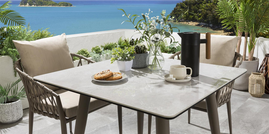 Ensemble de salle à manger bistro Verity 2 places - Beige