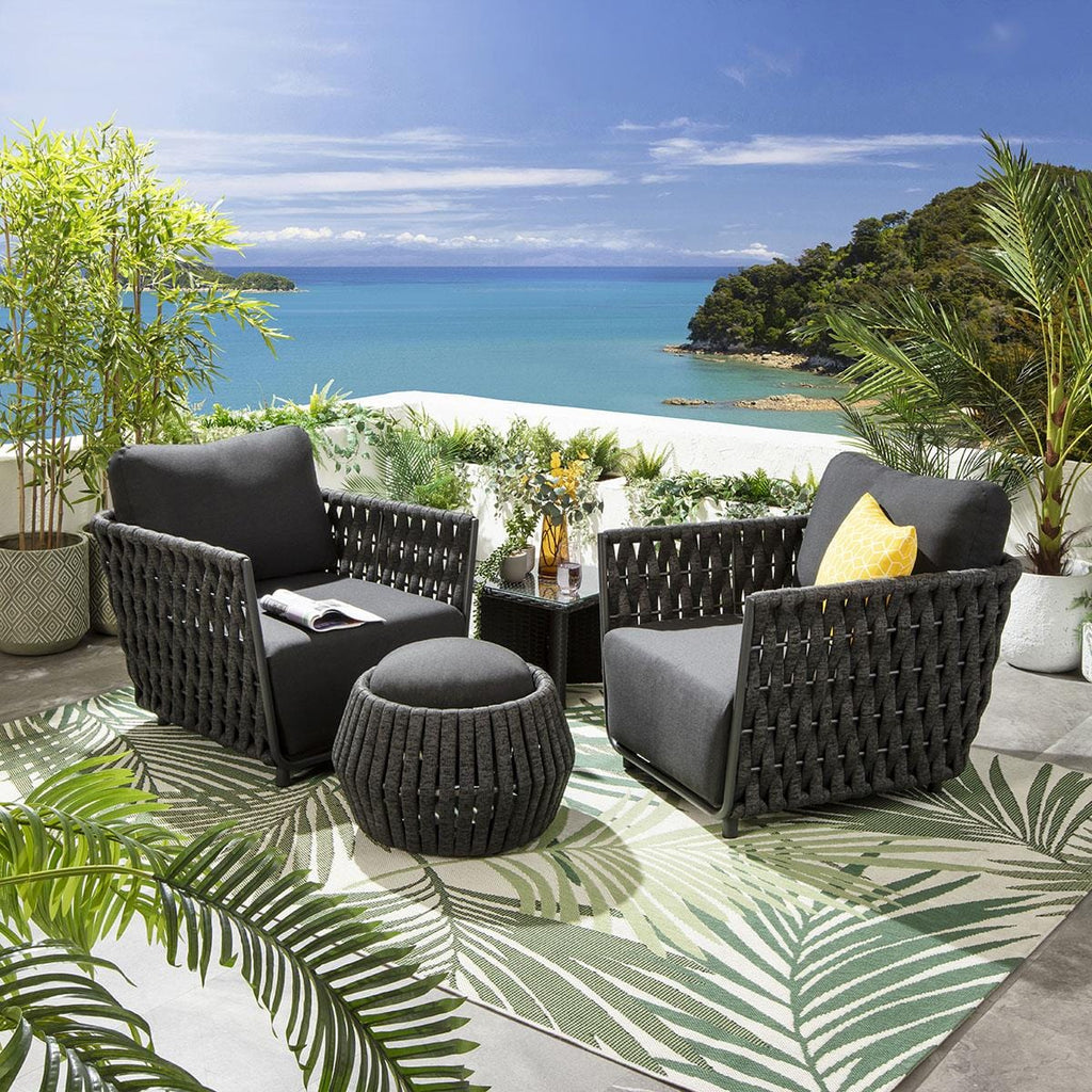 2 fauteuils de jardin Sundowner couleur anthracite