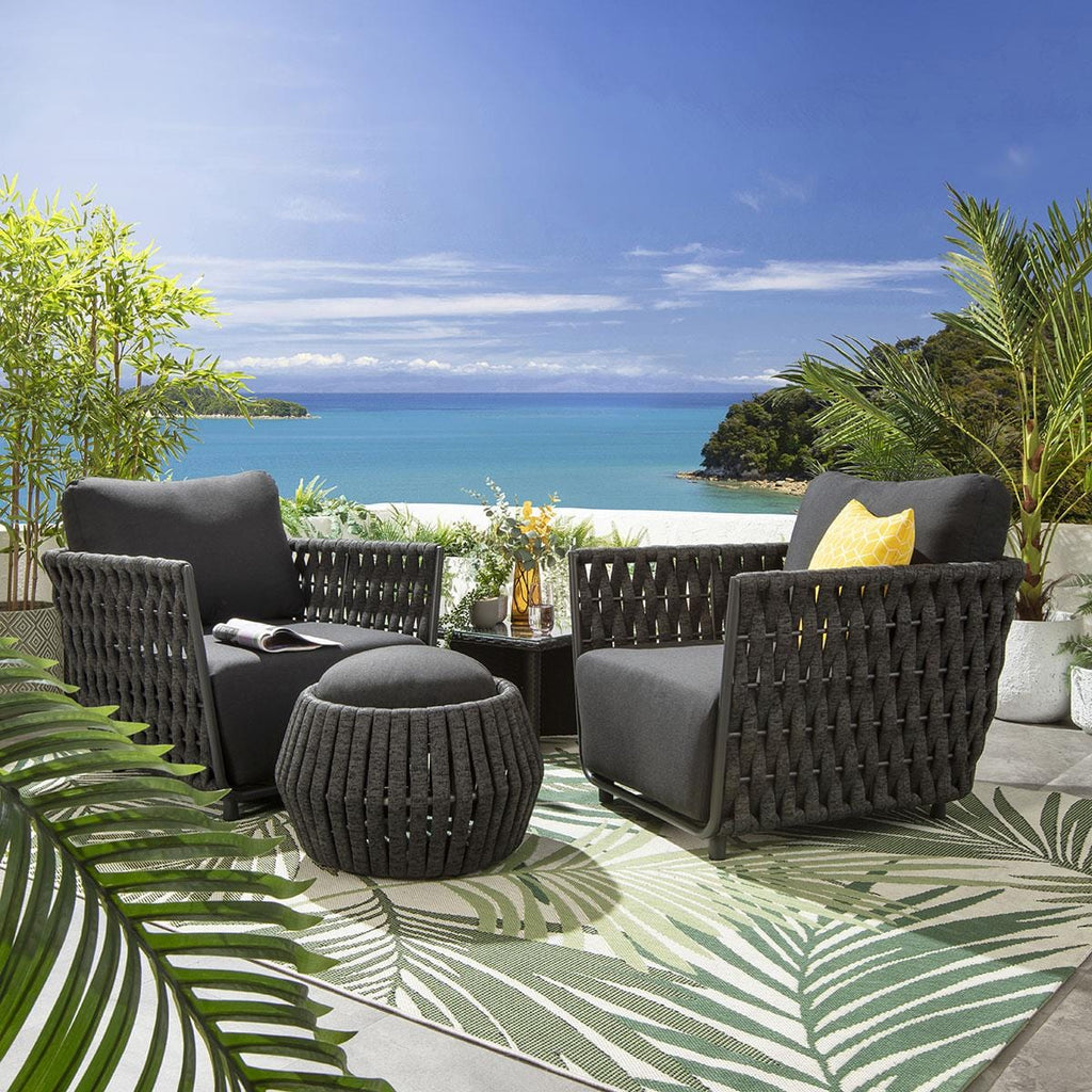 2 fauteuils de jardin Sundowner couleur anthracite