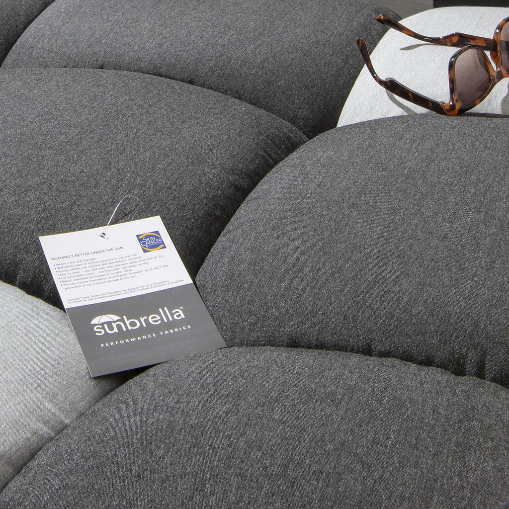 Transat de jardin Blow Premium Gris suie 213x92cm