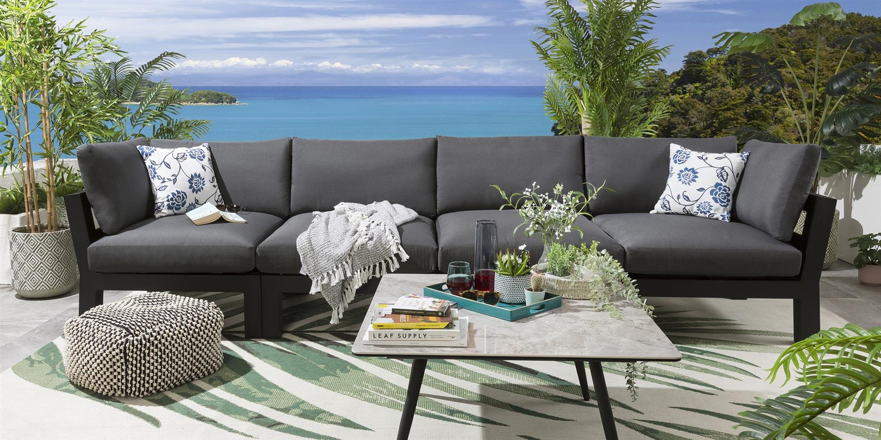 Table basse Zara couleur anthracite