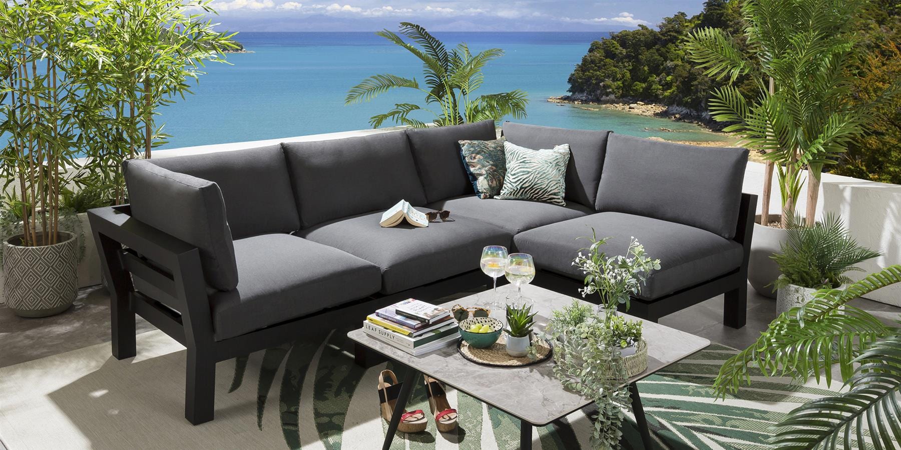 Table basse Zara couleur anthracite